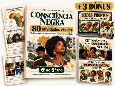 Kit Completo Consciência Negra com 80 atividades e 3 bônus